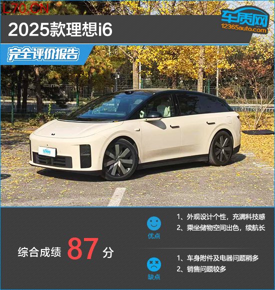 2025款理想i6完全评价报告