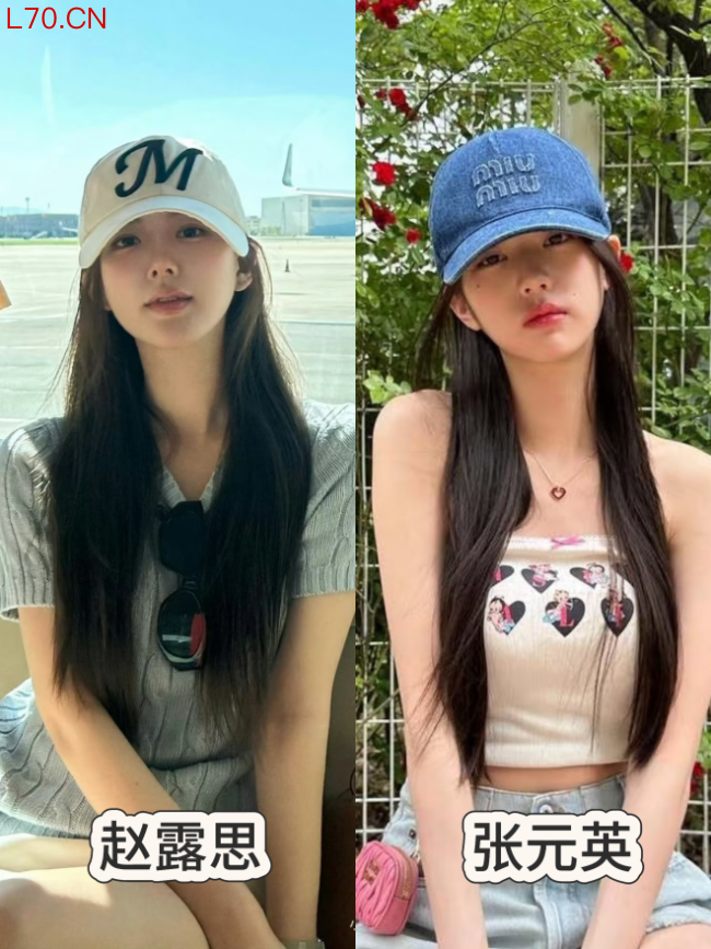 内娱撞脸韩星的女明星们