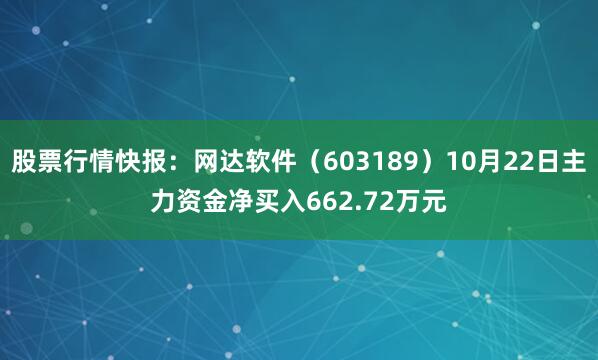 股票行情快报：福昕软件（688095）10月24日主力资金净买入933.11万元