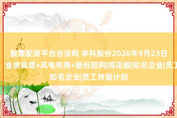 股票配资平台合法吗 申科股份2026年9月23日涨停分析：业绩高增+风电布局+股份回购|同花顺|知名企业|员工持股计划
